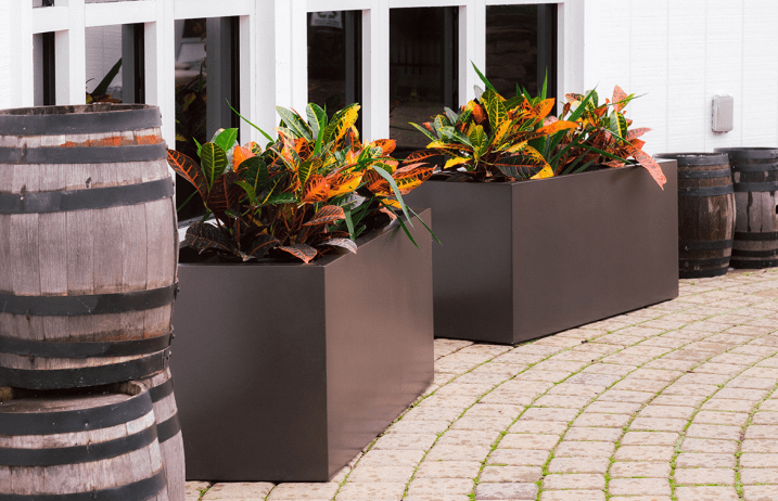 NYC’s Fall Gardens Thrive with Fiberglass Planters