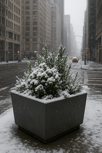 frost-resistant planters